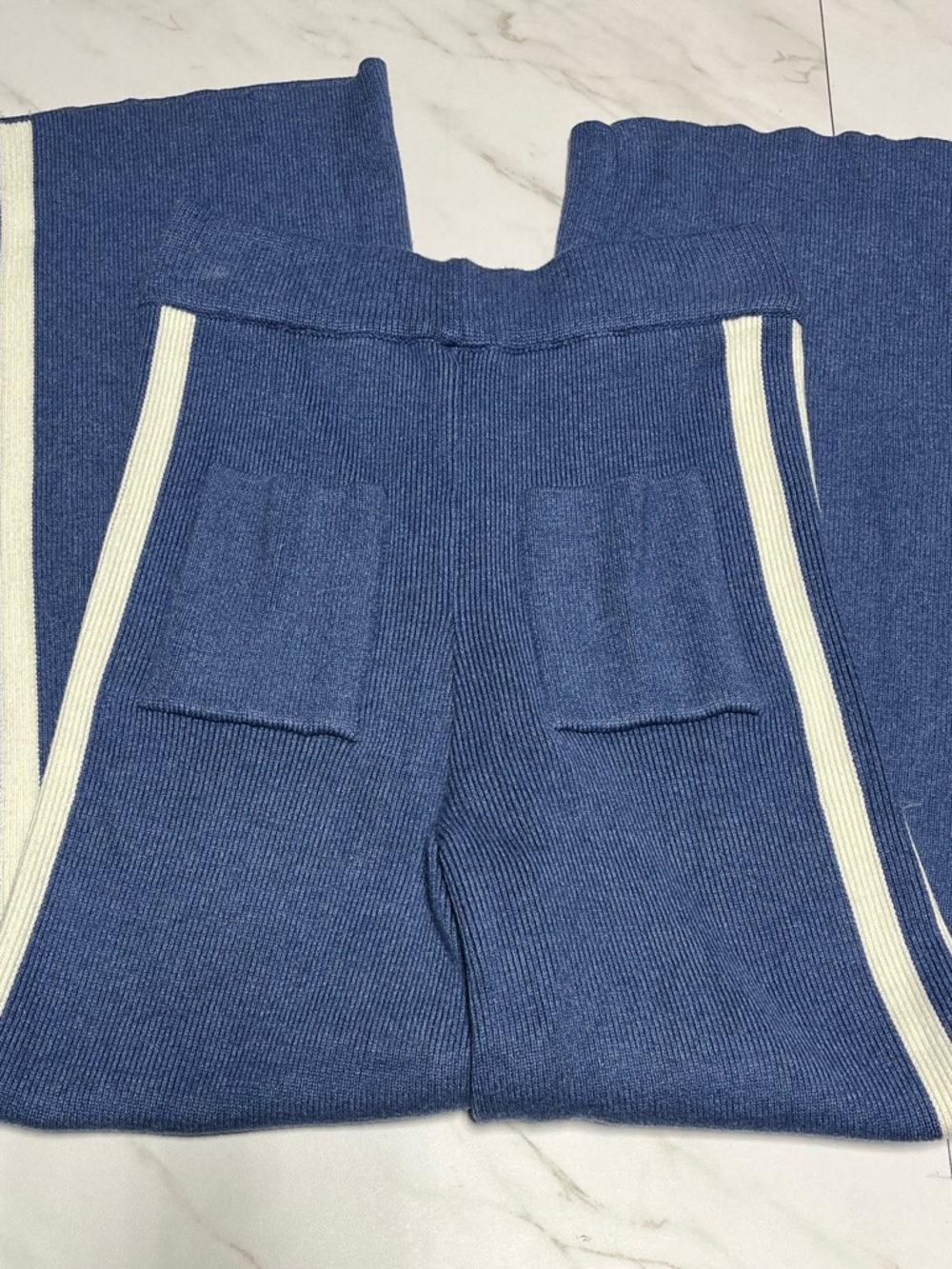Maeve Anthropologie Side stripe Knit Track pant size small - Picture 4 of 9